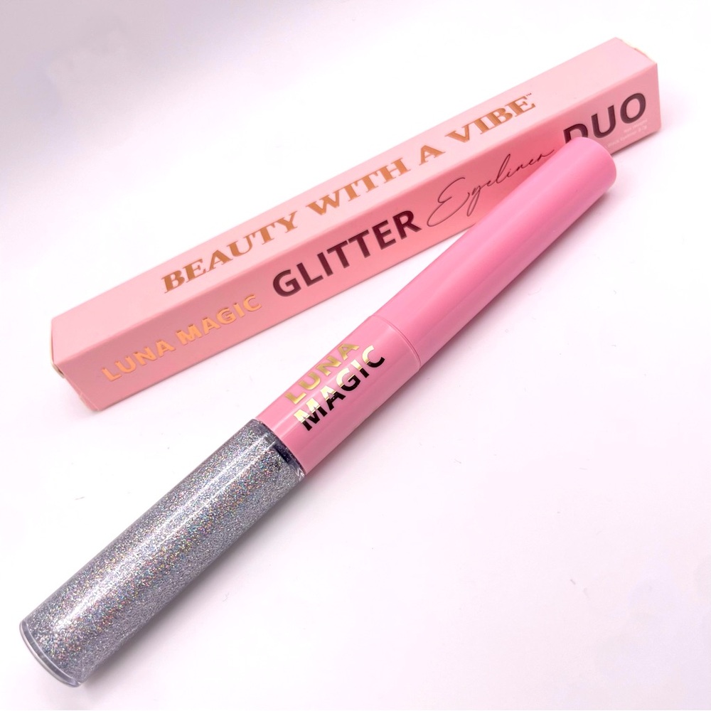 LUNA MAGIC | Glitter Eyeliner Duo | “Glimmer” [Black & Silver] ✨ (Brand New!) 💘✨